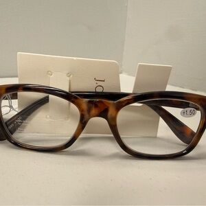 J. Crew Tortoise Shell Reading Glasses +1.50